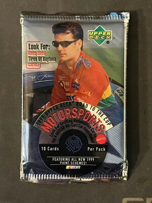 1999 Upper Deck Road To The Cup Motorsports Trading Card Pack New Sealed - Image 1 of 2