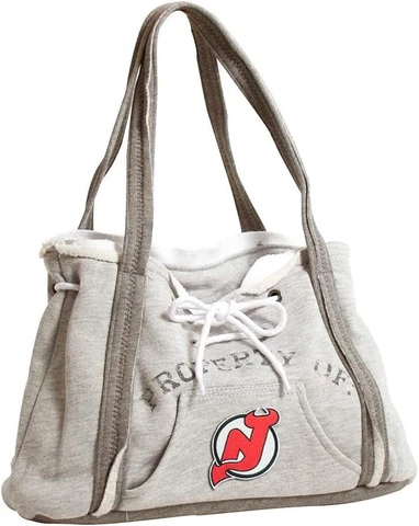 NEW JERSEY NJ DEVILS HOODIE SWEATSHIRT PURSE LICENSED Cover