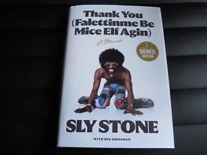 SLY STONE SIGNED - THAN YOU (FALETTINME BE MICE ELF AGIN) Limited First Edition - Imagen 1 de 18