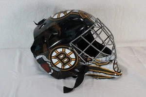 Boston Bruins Street Hockey Golie Helmet Franklin 74005F03E2 Youth Kids - Picture 1 of 10