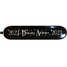 PALLONCINO  1PZ  BUON ANNO 2023 NERO MAXI CM 170X40  ,PARTY ...