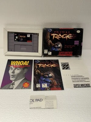 Primal Rage (Super Nintendo) SNES CIB Complete TESTED - Image 1 of 4