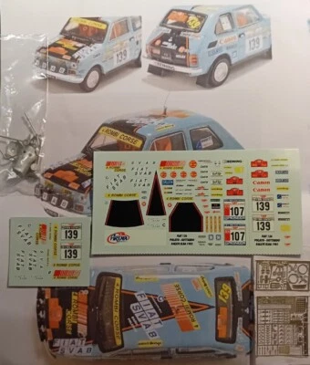 Transkit 1/43 FIAT 126 4 ROMBI RALLYE ELBA 1981-82 POLATO-GOTTARDO Arena Tk10 - Immagine 1 di 2