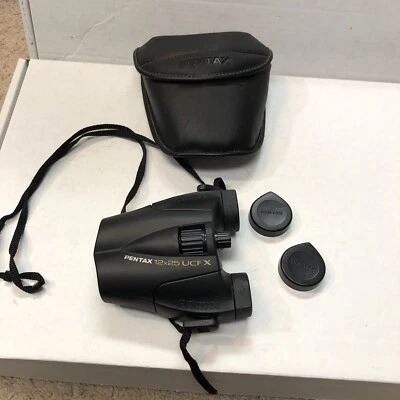 Pentax 12 X 25 UCF X WP Binocular Excellent - Image 1 of 4