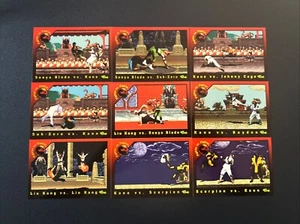 Lote de 9 cartas Classic Mortal Kombat Fighter Vs Fighter 1994 (L554) - Imagen 1 de 1