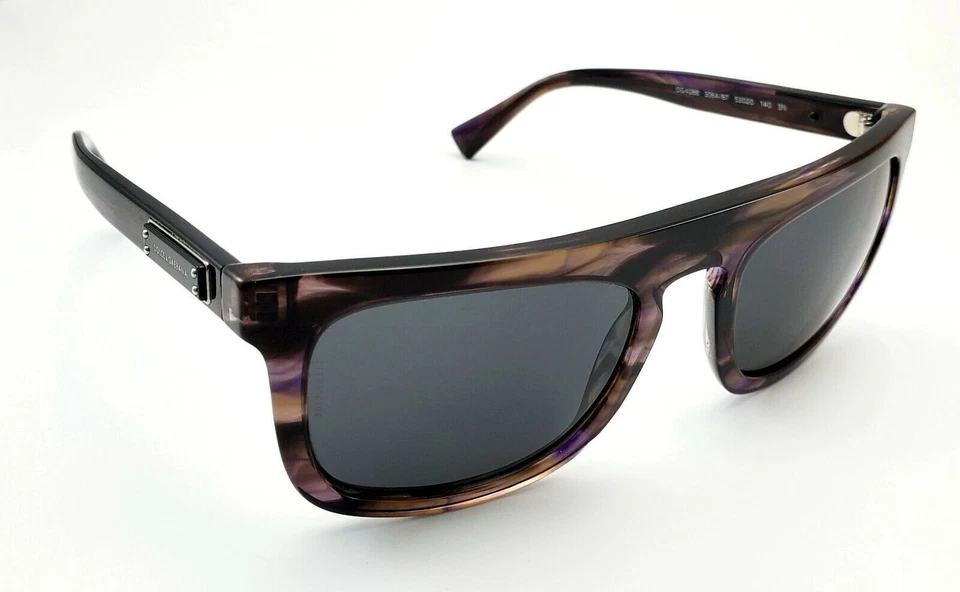 НОВЫЙ DOLCE & GABBANA DG 4288 3064/87 КОРИЧНЕВЫЙ ПРОЗРАЧНЫЙ ПОДЛИННЫЙ СОЛНЦЕЗАЩИТНЫЕ ОЧКИ 53-20 - Изображение 1 из 4