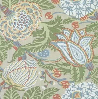 Ткань для штор Thibaut MITFORD 2 метра (200 см) бежевая 100% лен - Изображение 1 из 4