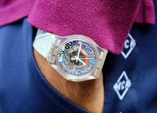 Swatch 007 Watch Collectible Art Super Rare SUJK138 Limited Edition Swiss Made Q