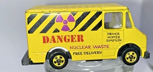 Hot Wheels Homer Simpson Nuclear Waste Delivery Van Danger View Slide 1976 - Picture 1 of 8