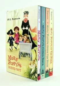 Complete 1-4 MARY POPPINS BOXED SET P.L. Travers Comes Back Opens Door PB EXC L1 - Imagen 1 de 3