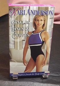ANGLES LINES & CURVES WITH KARI ANDERSON VHS 1998 45 MIN WORKING - Picture 1 of 3
