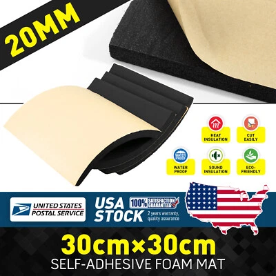 Self-adhesive Fireproof Sound Deadener Heat Insulation Mat For Truck Hood Engine - Image 1 of 4