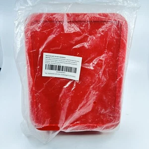 Pyrex 7212-PC Red Lids 6-Pack 8 X 10 Inches for Glass Pyrex Dish NEW - Picture 1 of 6