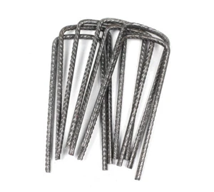 U Pins Metal Steel Pegs Turf Reinforcement Grass Protection Mesh Mat - Picture 1 of 7