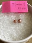 Perles Akoya lâches - Qualité AAA - 7,0 & 7,5 MM - Coucher de soleil rose/orange
