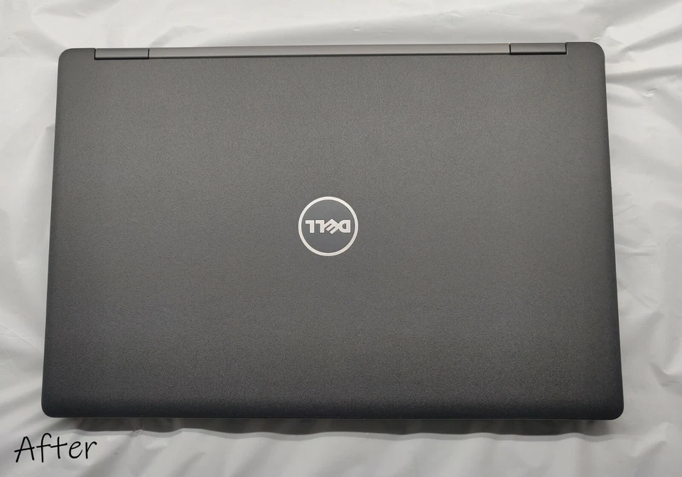 Capa protetora preta texturizada para notebook Dell Latitude 5580 - 5590 + apoio para as mãos - Imagem 1 de 4
