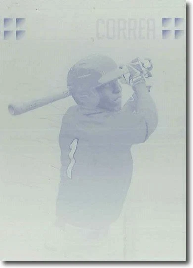 Placa de prensa de impresión Carlos Correa 2013 Rize Rookie RC 1/1 Foto 1 de 1