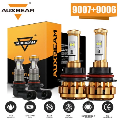 Faro LED alto-bajo + luz antiniebla para Dodge Ram 1500 2500 3500 2003-2005 AUXBEAM 6K Foto 1 de 4