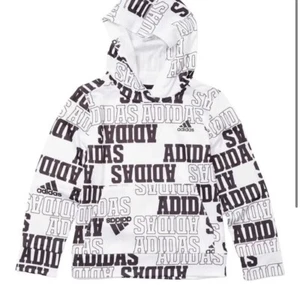 Bolsillos con capucha canguro con logotipo estampado de Adidas para niños - Imagen 1 de 2
