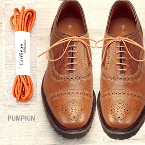PUMPKIN gewachste Baumwolle SCHUHSCHNÜRSENKEL Schnürsenkel (jede Menge = ein Schiff chg) Allen Edmonds - Bild 1 von 12