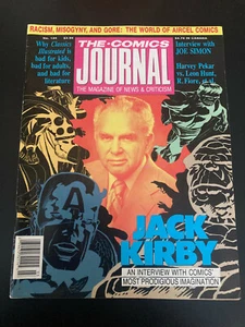 THE COMICS JOURNAL #134: JACK KIRBY / JOE SIMON 1990 RARE DECENT SHAPE SEE SCANS - Bild 1 von 3