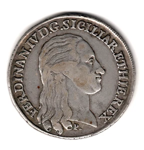 ITALIA (Reino de Napoles) 120 grana plata 1795 P. M. / A.P. - INFANS HISPANIA R - Picture 1 of 2