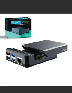 Argon NEO Raspberry Pi 4 Case | Designed for GPIO and PoE Access, Cooling... New - Picture 1 of 3