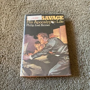 DOC SAVAGE: HIS APOCALYPTIC LIFE  PHILIP JOSE FARMER ex library copy first ed.  - Picture 1 of 9