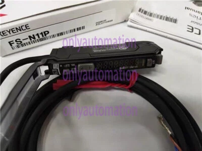 NEW ORIGINAL KEYENCE FS-N11P FIBEROPTIC SENSOR FSN11P EXPEDITED SHIPPING 1PCS - Image 1 of 2