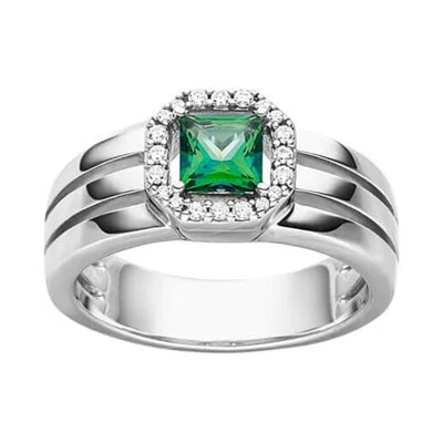 VIVENTY Schmuck Ring für Damen mit Grünem Stein 784271 - Bild 1 von 4