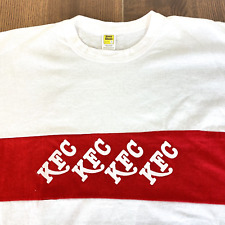 KFC Kentucky Fried Chicken Vintage 80s Velva Sheen Single Stitch T Shirt Mens XL