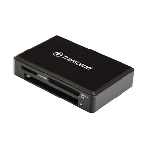 Transcend USB 3.1 Gen 1 kompakter schwarzer Multifunktionskartenleser für UHS-I - Photo 1/10