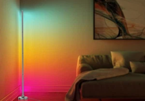 KD STICK RGB LED Stehlampe – dimmbar, farbwechselnd, Musiksync. 147,5cm P1003 - Bild 1 von 7