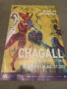 Marc Chagall 2013 Kunstausstellung Poster aus Luxembourg Museum of Art La Danse  - Bild 1 von 11