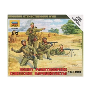 Zvezda Arte de la Táctica 1/72 Paracaidistas Soviéticos 1941-43 Nuevo - Imagen 1 de 1