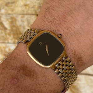 1980er Vintage Omega De Ville Uhr Ile De France 395.0877.2 Unisex 31mm schwarz - Bild 1 von 22