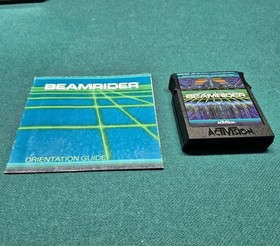 Beamrider Colecovision Activision Video Game Cartridge COLECO MANUAL CLEAN