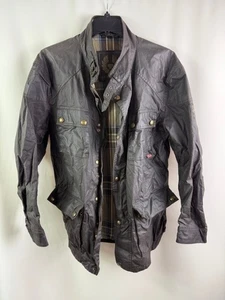 Burberry Mens Roadmaster Wax Jacket, Brown, Belted, Size 58, Used - Picture 1 of 3
