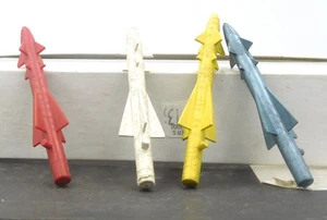Marx Guided Missiles, a Set of Four in Different Colors - Picture 1 of 3