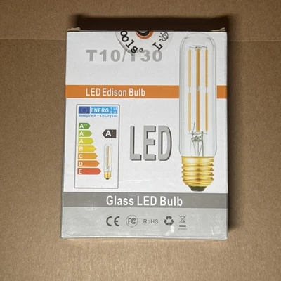Lools LED Edison Bulb T10/T30 4W Clear 2700K Box Of 3 - Image 1 of 4