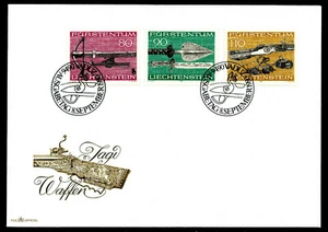 1980 FDC hunting weapons, Mi. 751 - 753 - Picture 1 of 1
