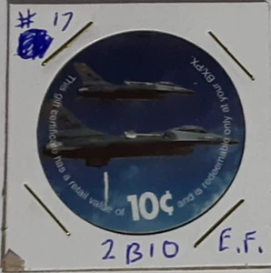 2nd Print 2B10 10 cents AAFES Pogs from 2003 printing Extra Fine - Picture 1 of 1