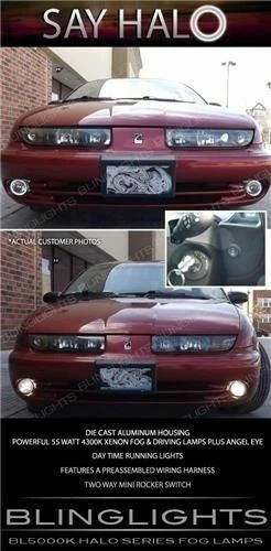 Kit de luces antiniebla LED halo para 1996-1999 Saturn SL SW SL1 SL2 SW1 Foto 1 de 4