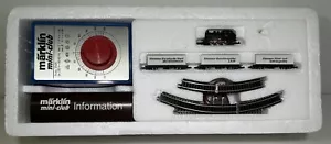Märklin Z Start-Set Siemens-Zug BR 89 + 3 Wagen DB Ep.III neuwertig & OVP - Picture 1 of 9
