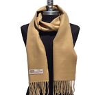 Men Women's Winter 100% Cashmere Plaid Solid Wool Scarf Scarves Made In England