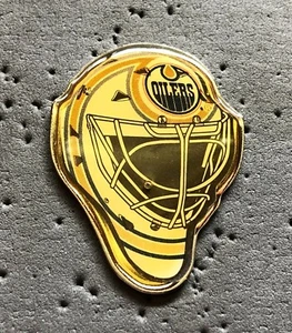 Edmonton Oilers Goalie Mask NHL Hockey Pin - Bild 1 von 1