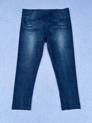 Mujer Lole Jean Look Yoga Atlético Pantalones Cortos Leggings Talla Mediana Usados en Excelente Condición Foto 1 de 4