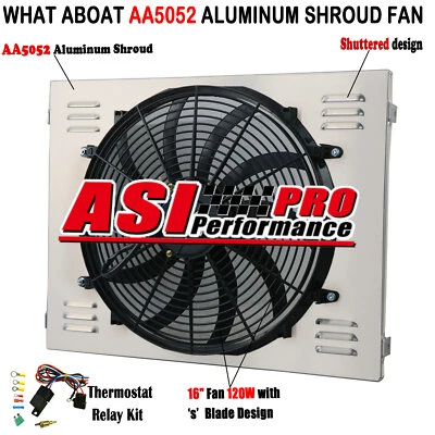 Ventilador de cubierta de aluminio + relé para Dodge D/W 100 150 200 300 1970-1979 1977 5,2 L 5,9 L Foto 1 de 4