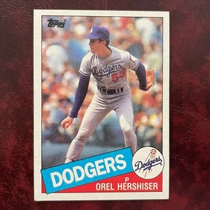 1985 Topps Set OREL HERSHISER ROOKIE 493 LOS ANGELES DODGERS NM/MINT *HIGH GRADE - Picture 1 of 2