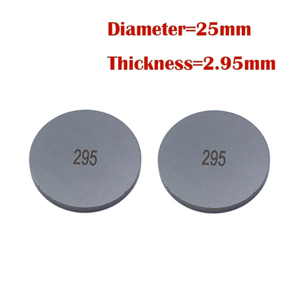 2pcs 25mm Valve Shim Thickness 2.95mm for Yamaha VMAX 1200 Venture Royal 1300 - Imagem 1 de 1
